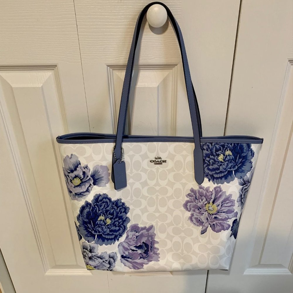 Coach Kaffe Fassett City Tote NWOT